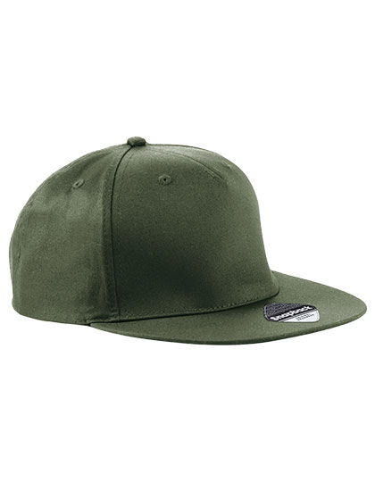 Basic Flat Brim Snapback-Cap