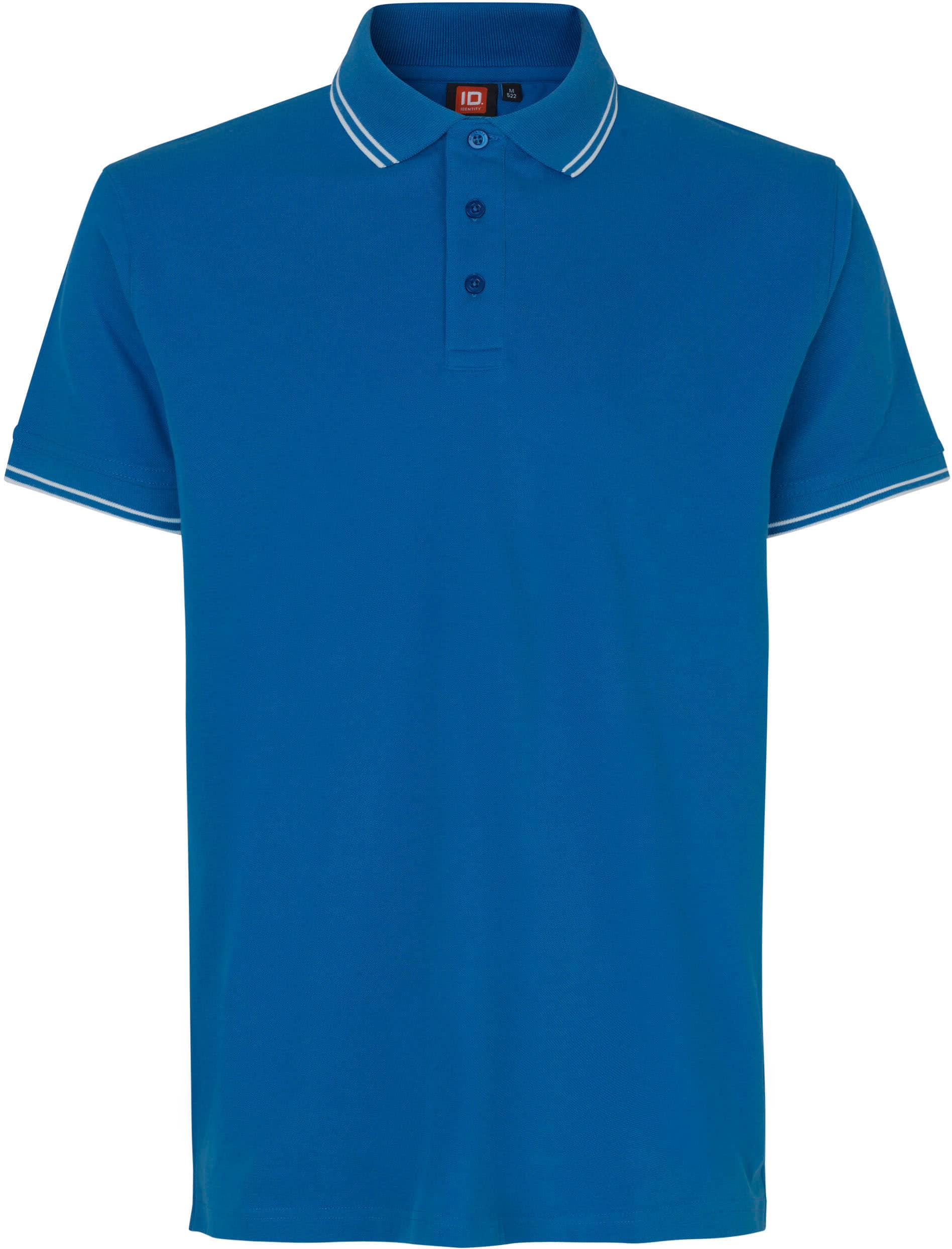 Kontrast Stretch-Poloshirt