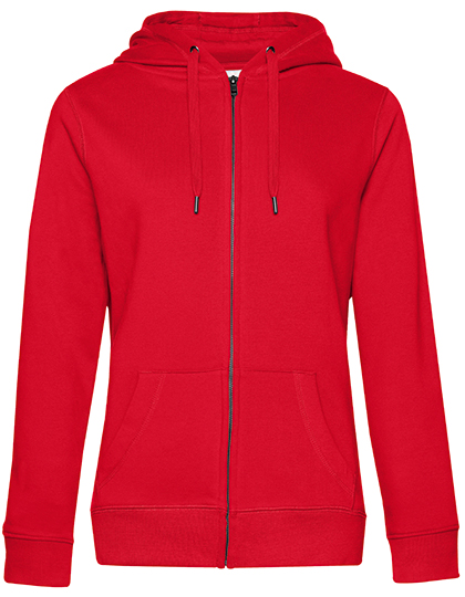 Flauschiger Damen Zip-Hoodie "Queen"