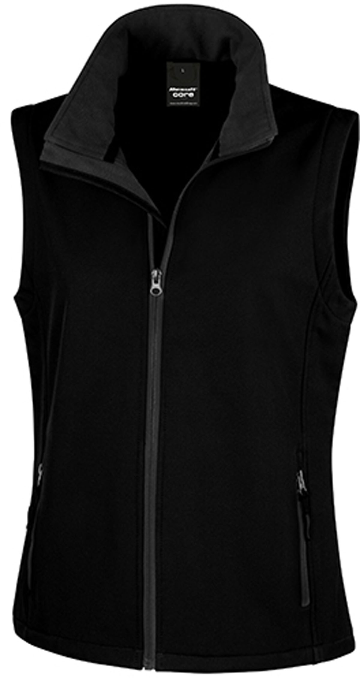 Damen Softshell-Bodywarmer mit Kinnschutz