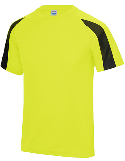 Schnell trocknendes Unisex Kontrast-T-Shirt