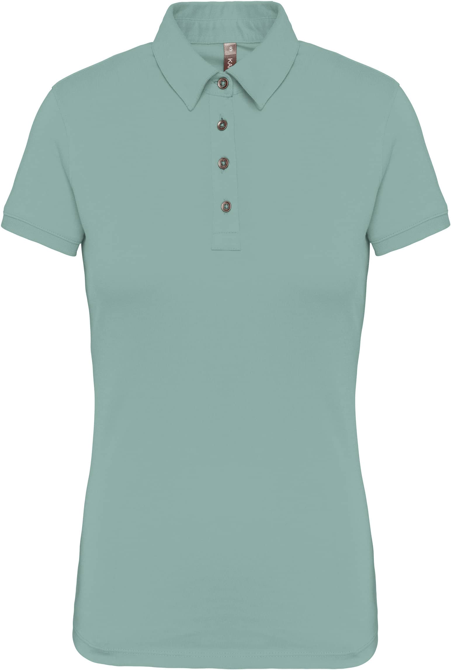 Jersey-Kurzarm-Polohemd für Damen