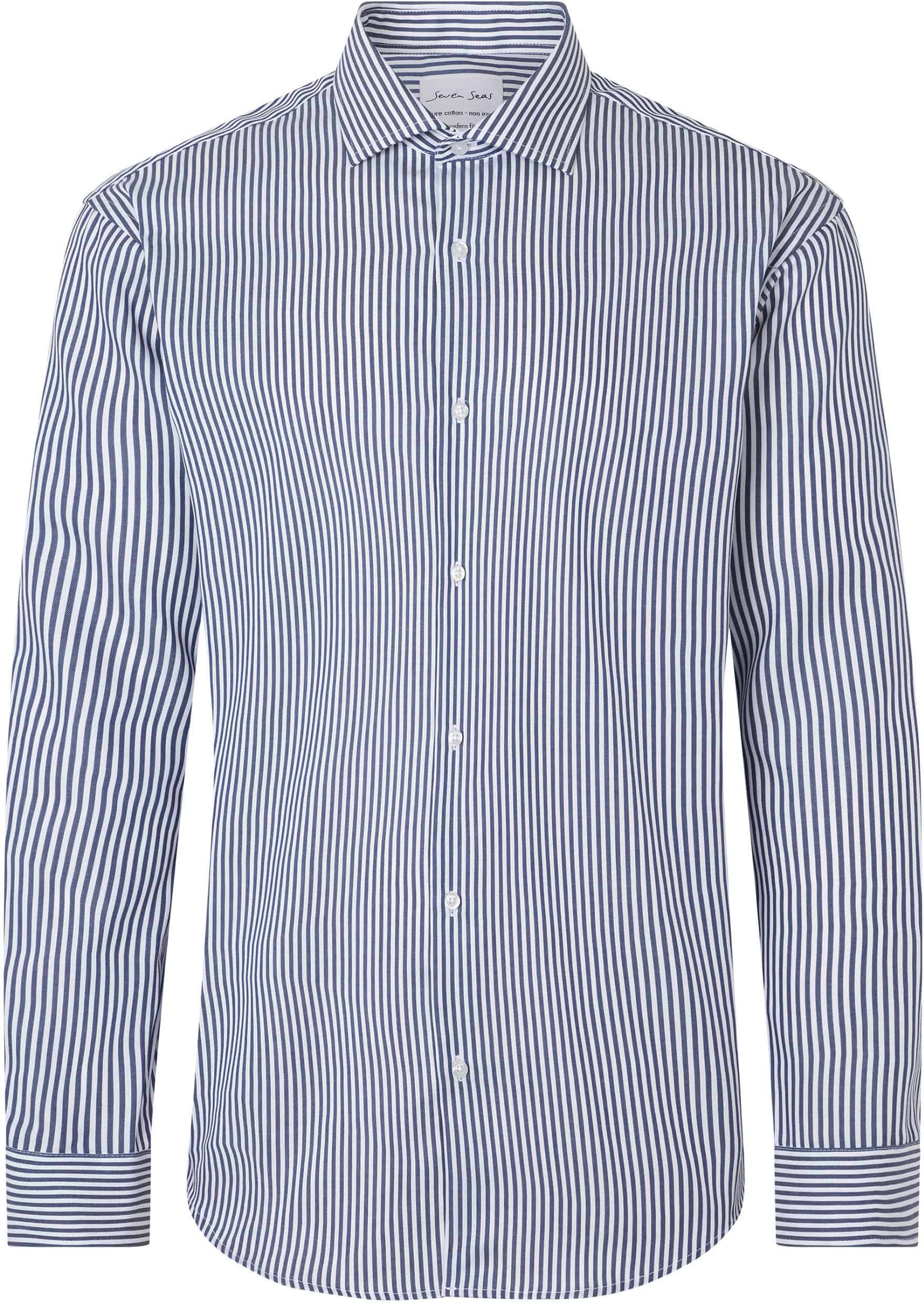 Seven Seas modernes Fine Twill Cadet Herren Hemd