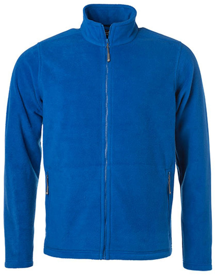 Herren Micro-Fleecejacke mit Stehkragen