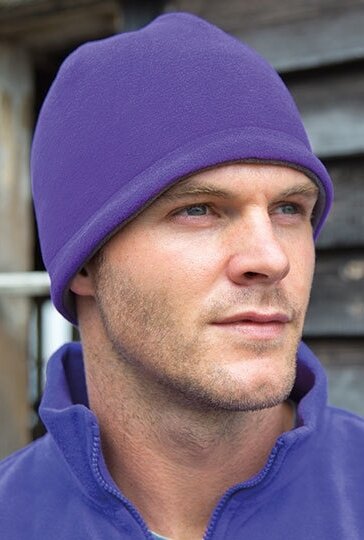 Reversible Fleece Skull Hat