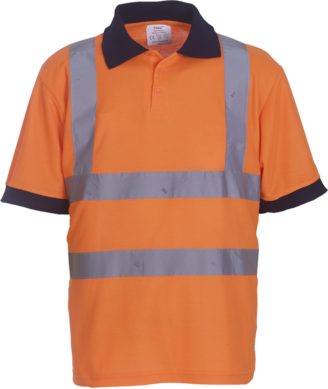 Two Band & Brace Hi-Vis Polo Shirt