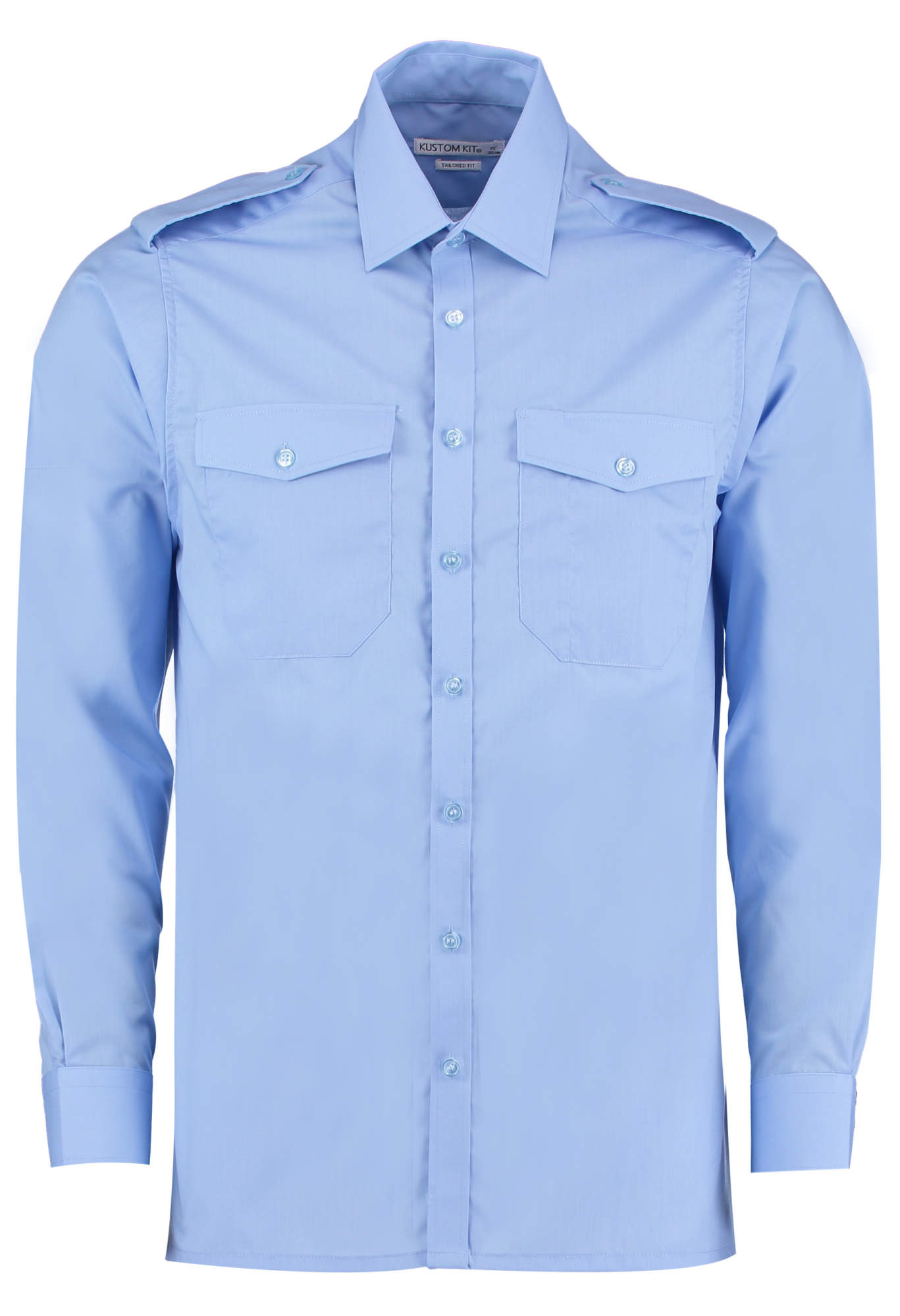 Men´s Tailored Fit Pilot Shirt Long Sleeve
