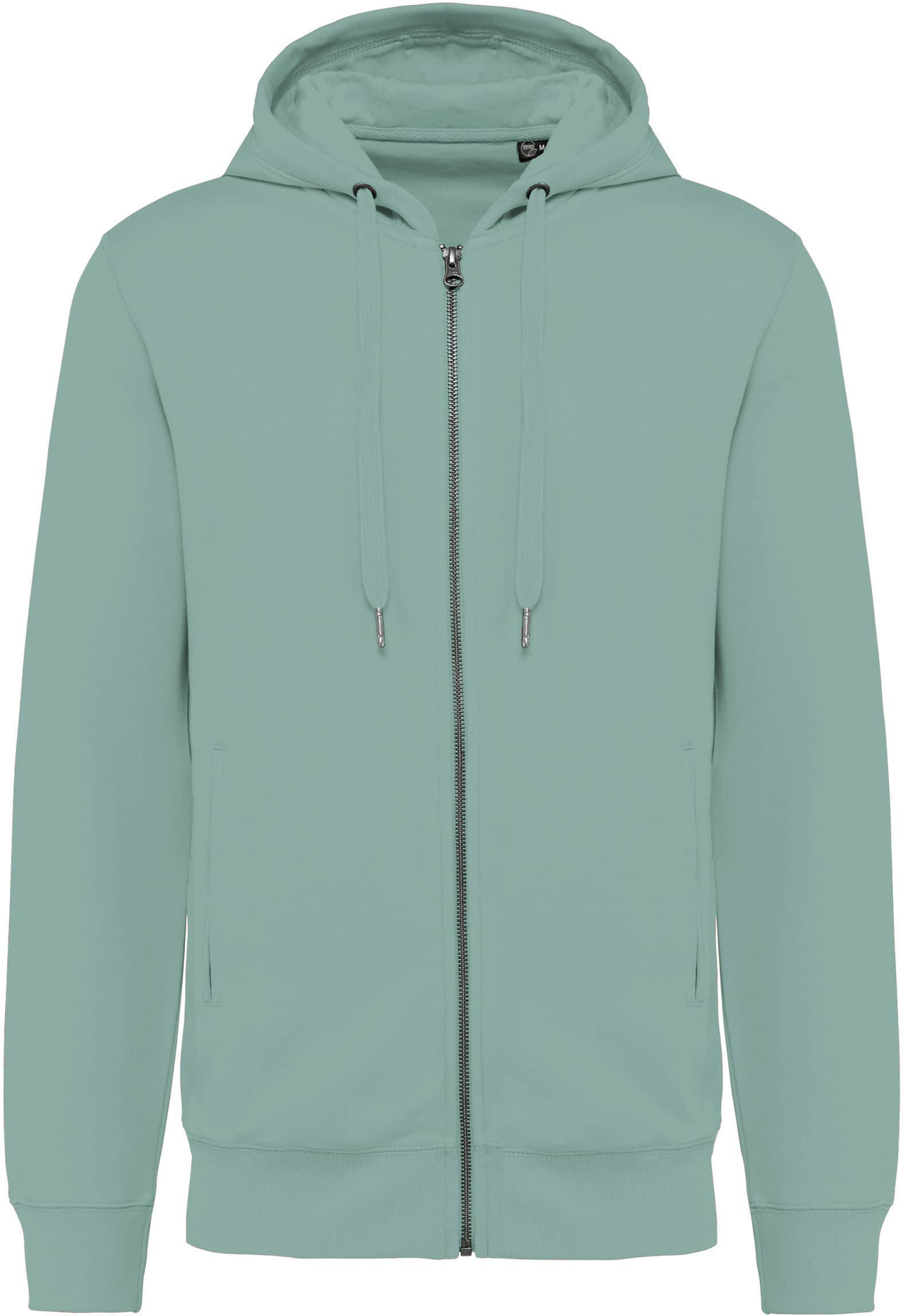 Umweltfreundliches Unisex-Kapuzensweatshirt mit Reißverschluss