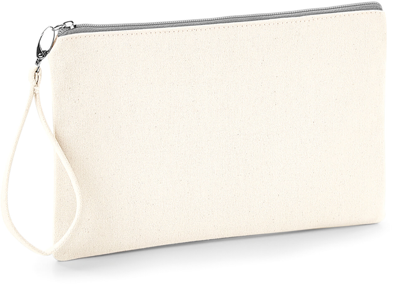 Canvas Wristlet Pouch
