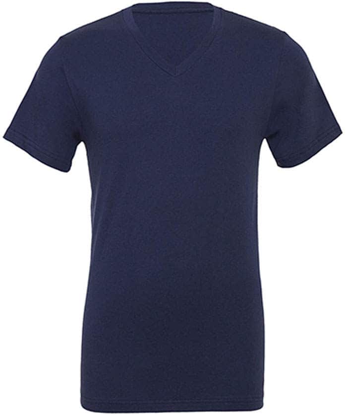 Slim Fit Unisex-Fashion-T-Shirt mit V-Neck