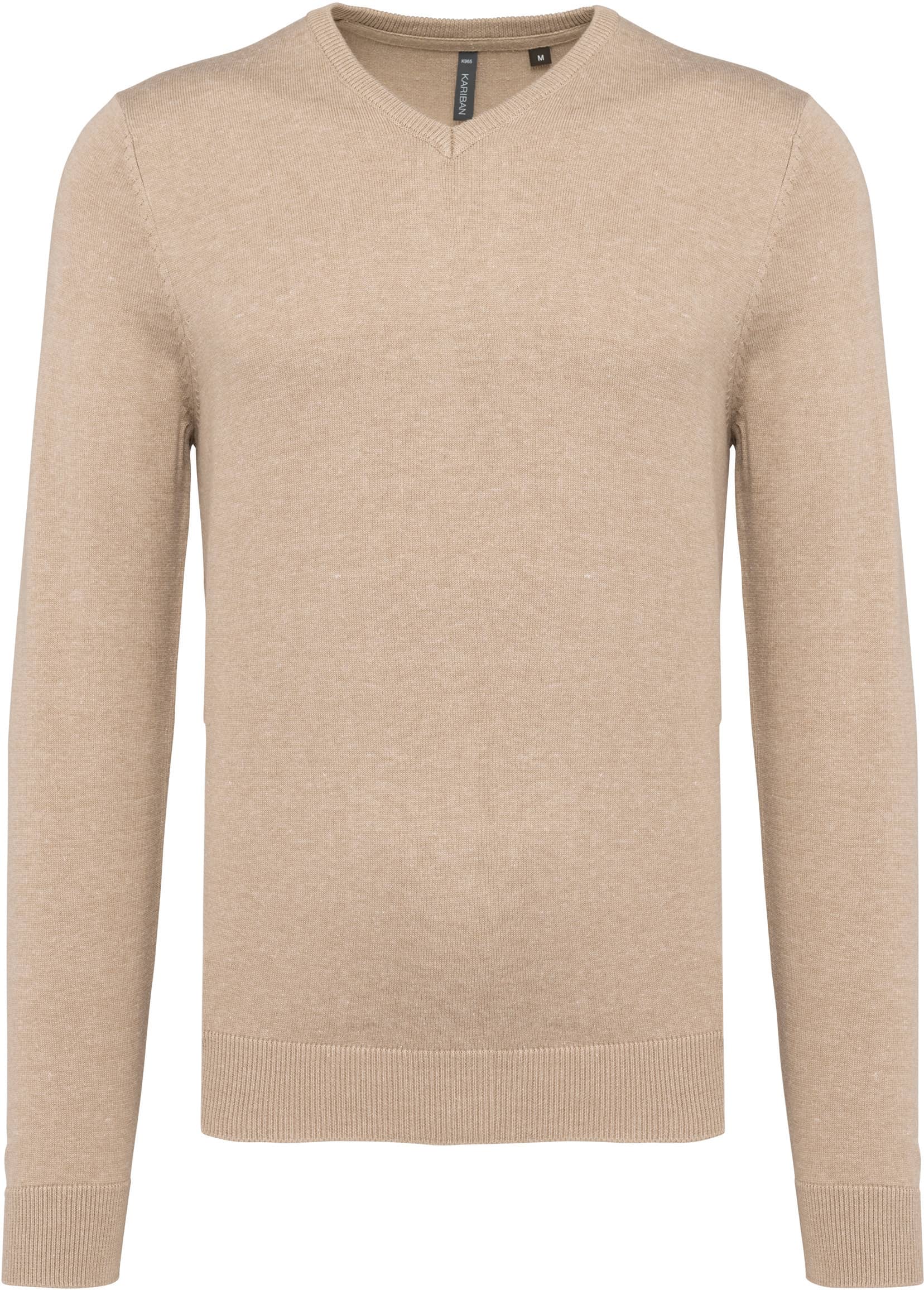Herrenpullover mit V-Ausschnitt