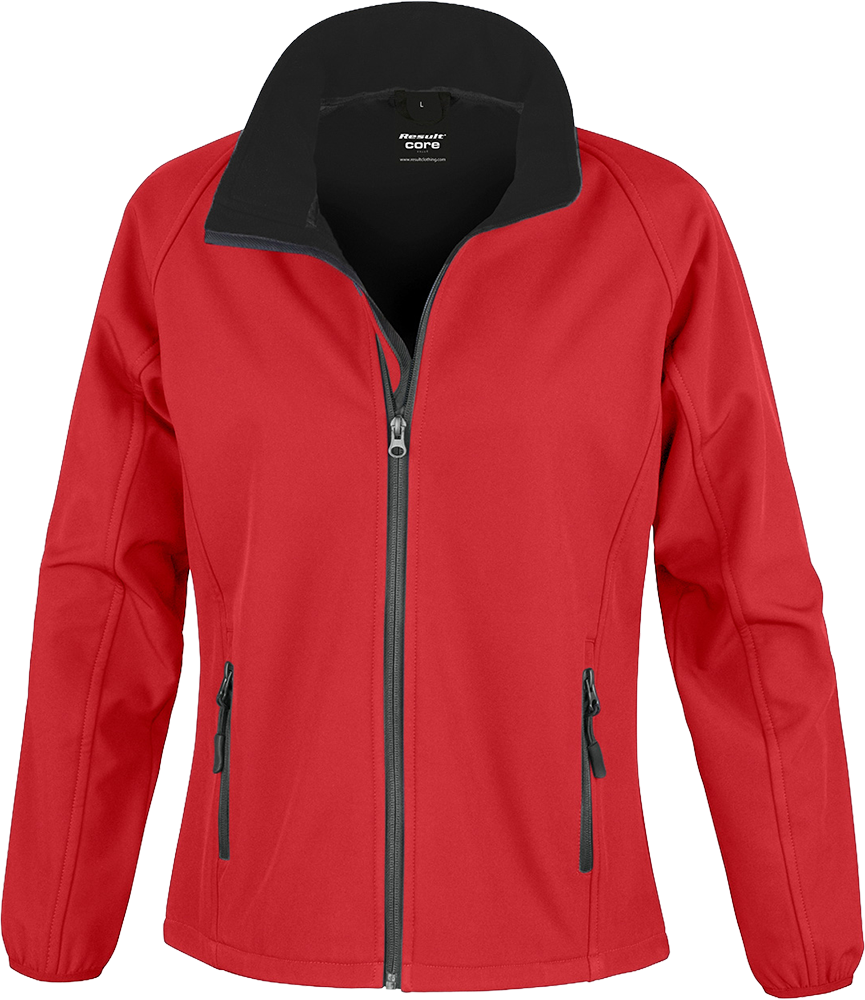 Women´s Printable Softshell Jacket with Recycled Fleece Inner