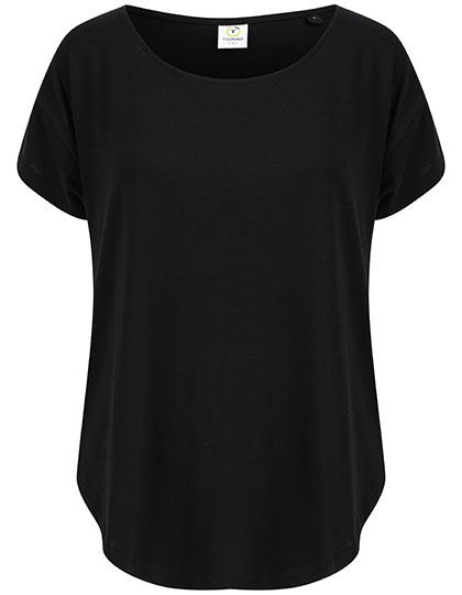 Modisches Damen Scoop Neck-T-Shirt