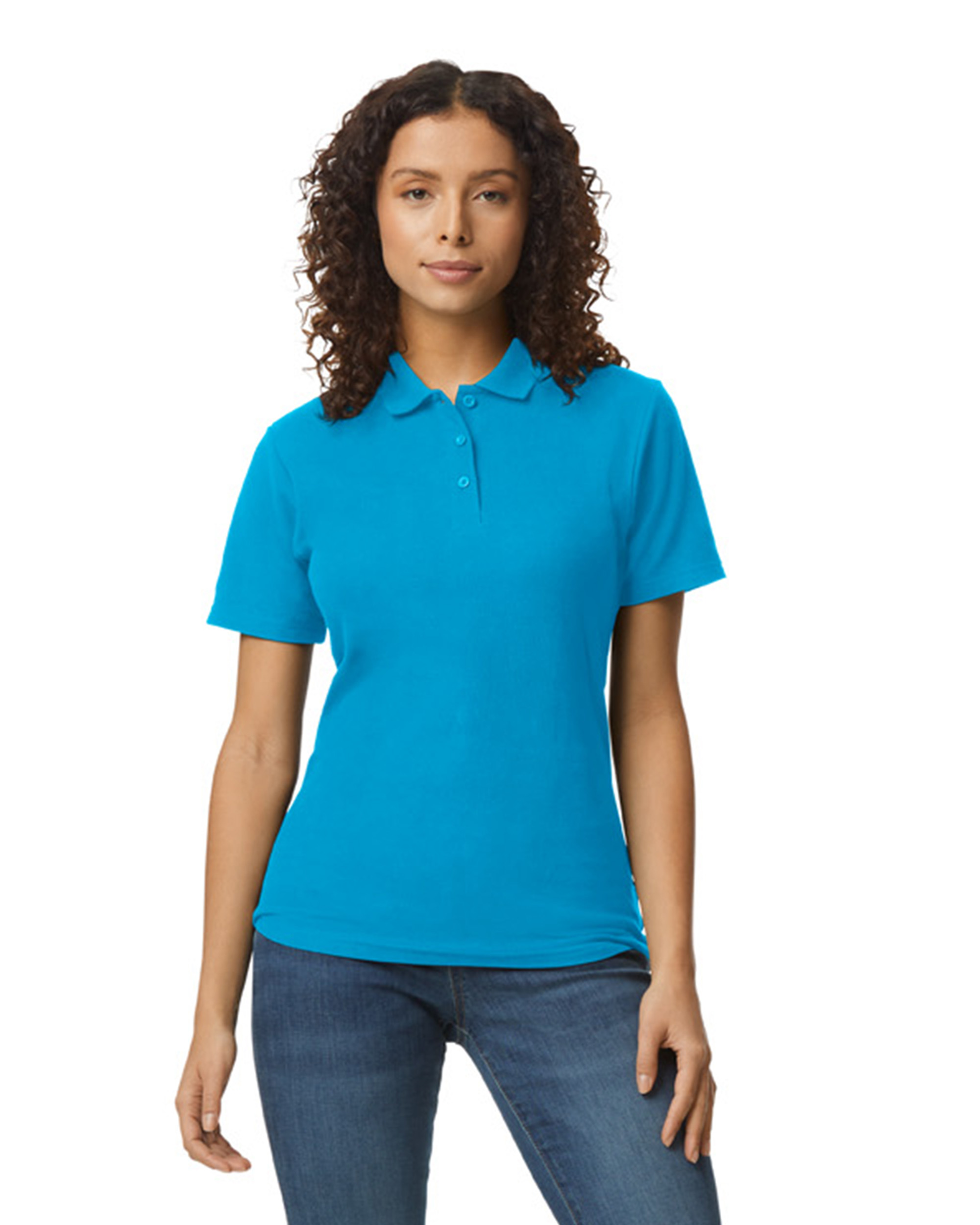 Weiches Damen-Poloshirt "Softstyle"