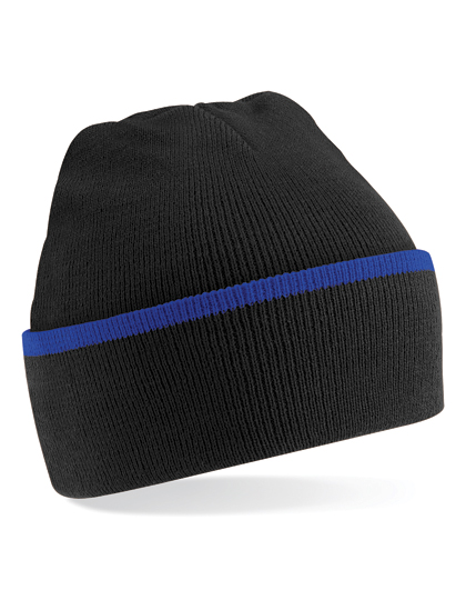 Basic Beanie mit Streifen