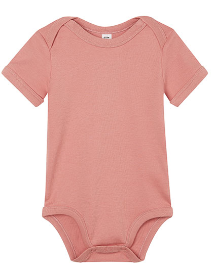 Kurzärmeliger Baby-Body aus Bio-Baumwolle in Umstellung