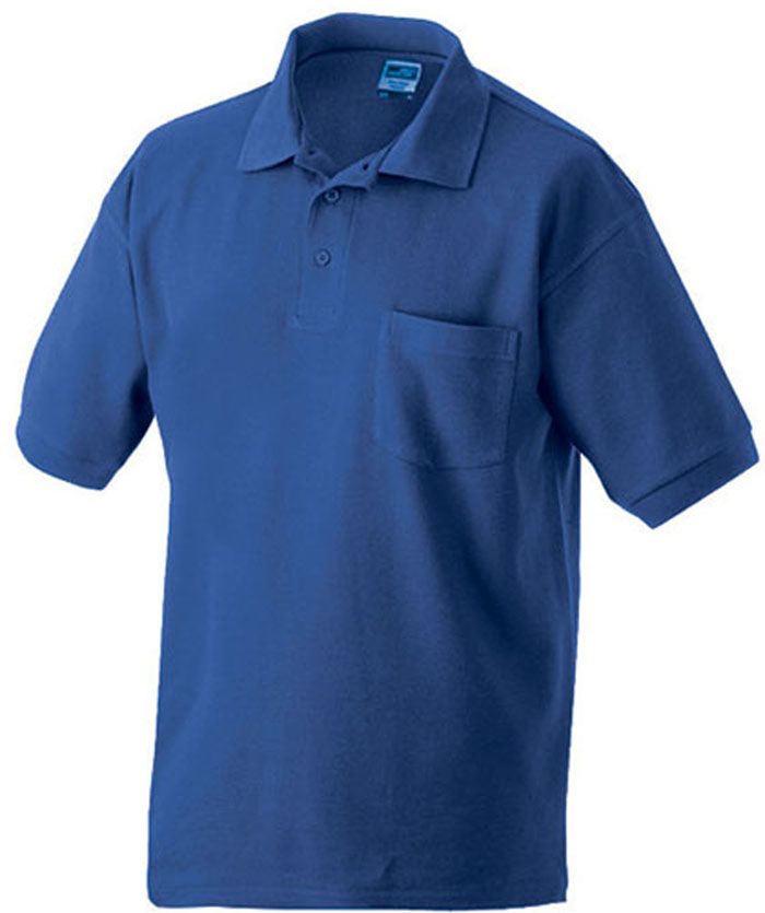 Herren-Poloshirt mit Brusttasche
