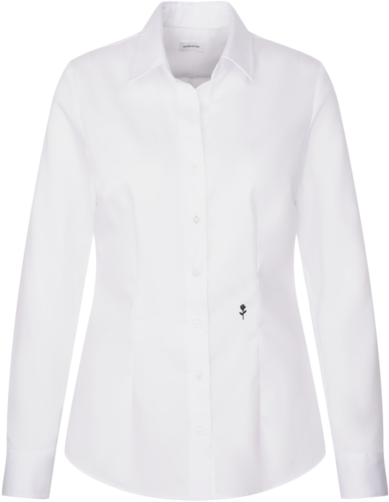 Women´s Blouse Slim Fit Fine Twill Longsleeve