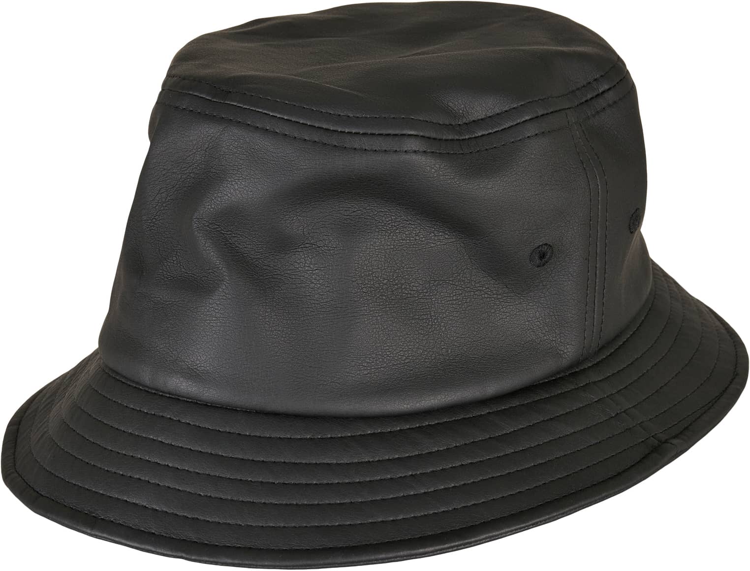 Imitation Leather Bucket Hat