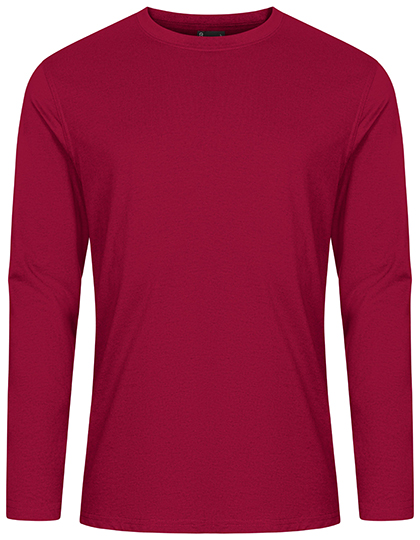 Bügelleichtes Herren-Longsleeve aus Mischgewebe