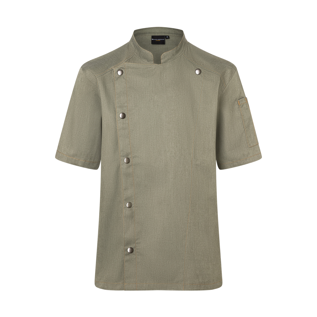 Kurzarm Kochjacke Jeans-Style