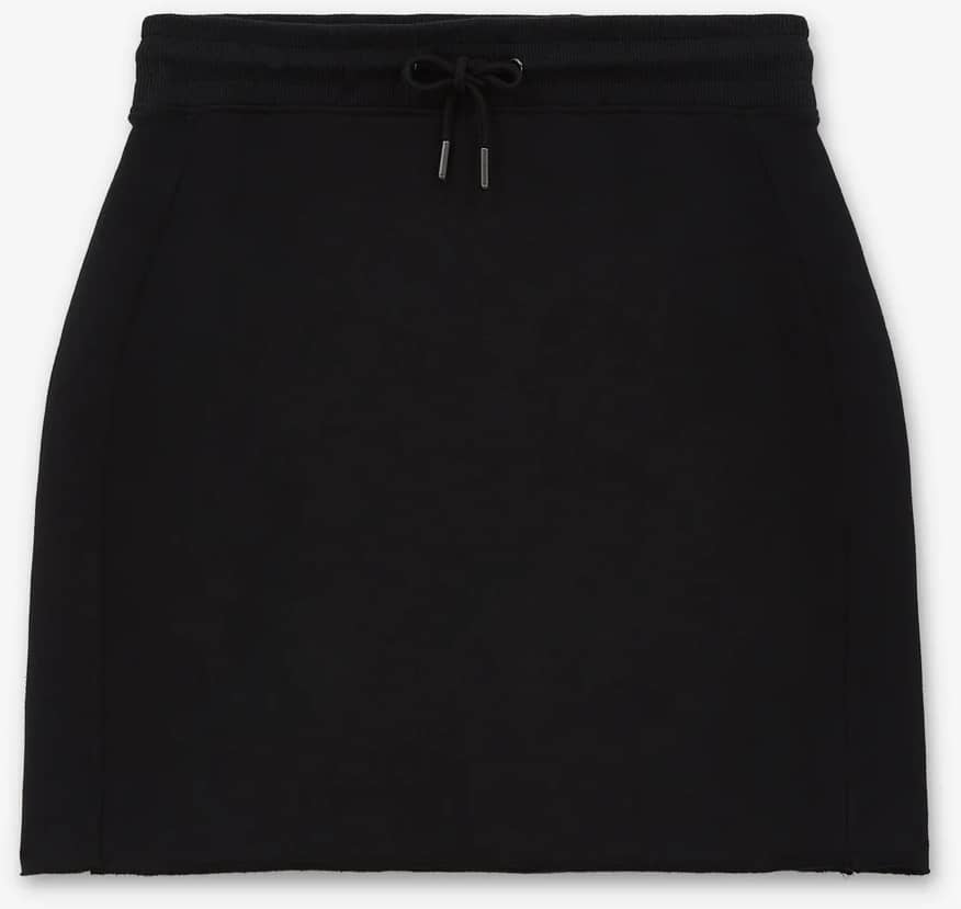 Earth Positive Women`s Raw Hem Sweat Skirt