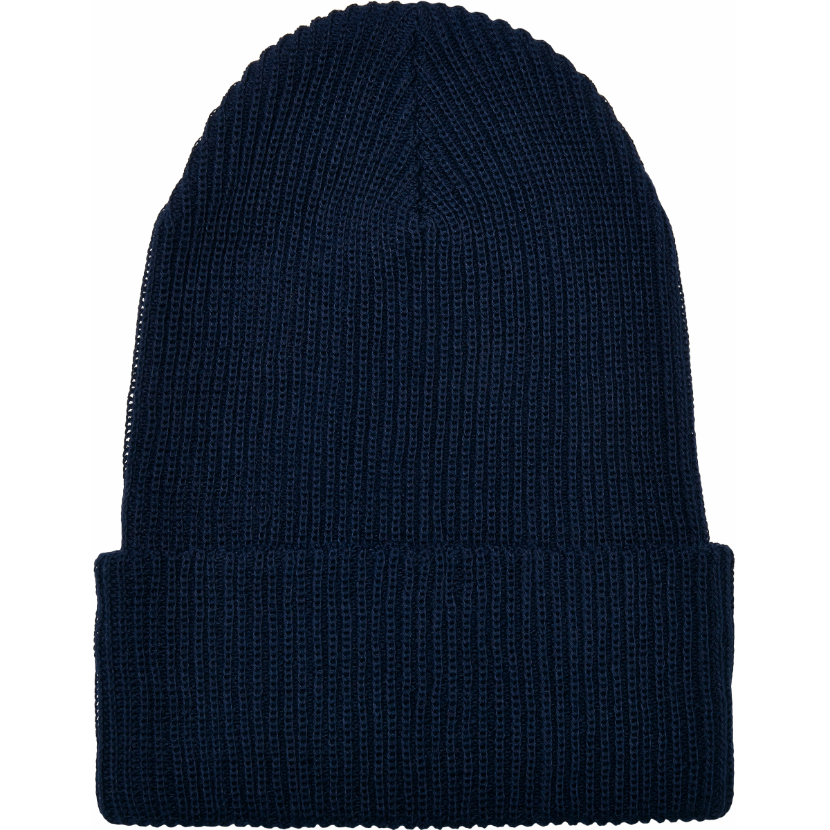 Recycled Yarn Ribbed Knit Beanie