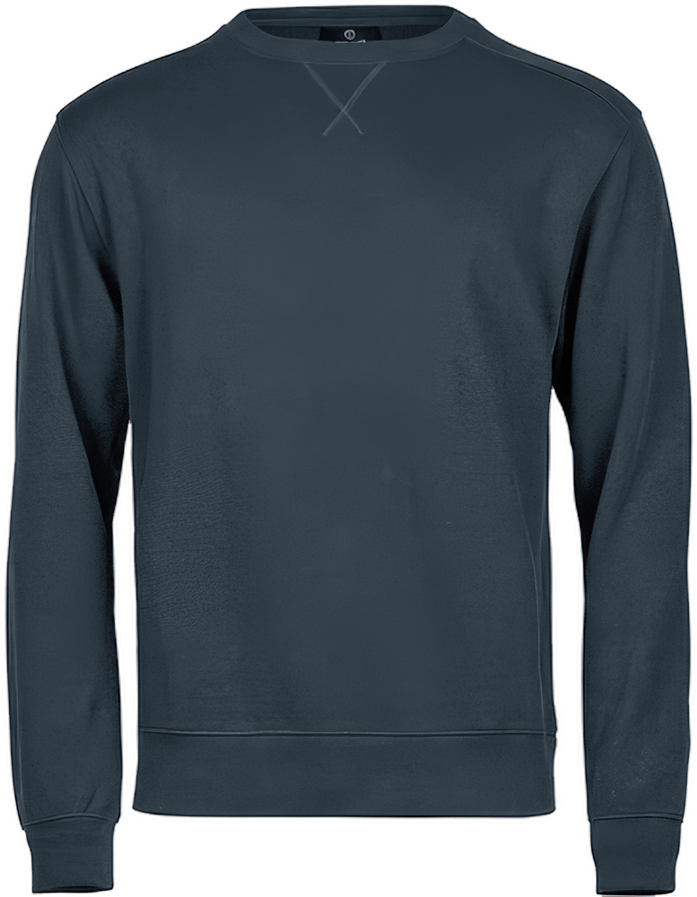 Ribbed Interlock Crew Neck