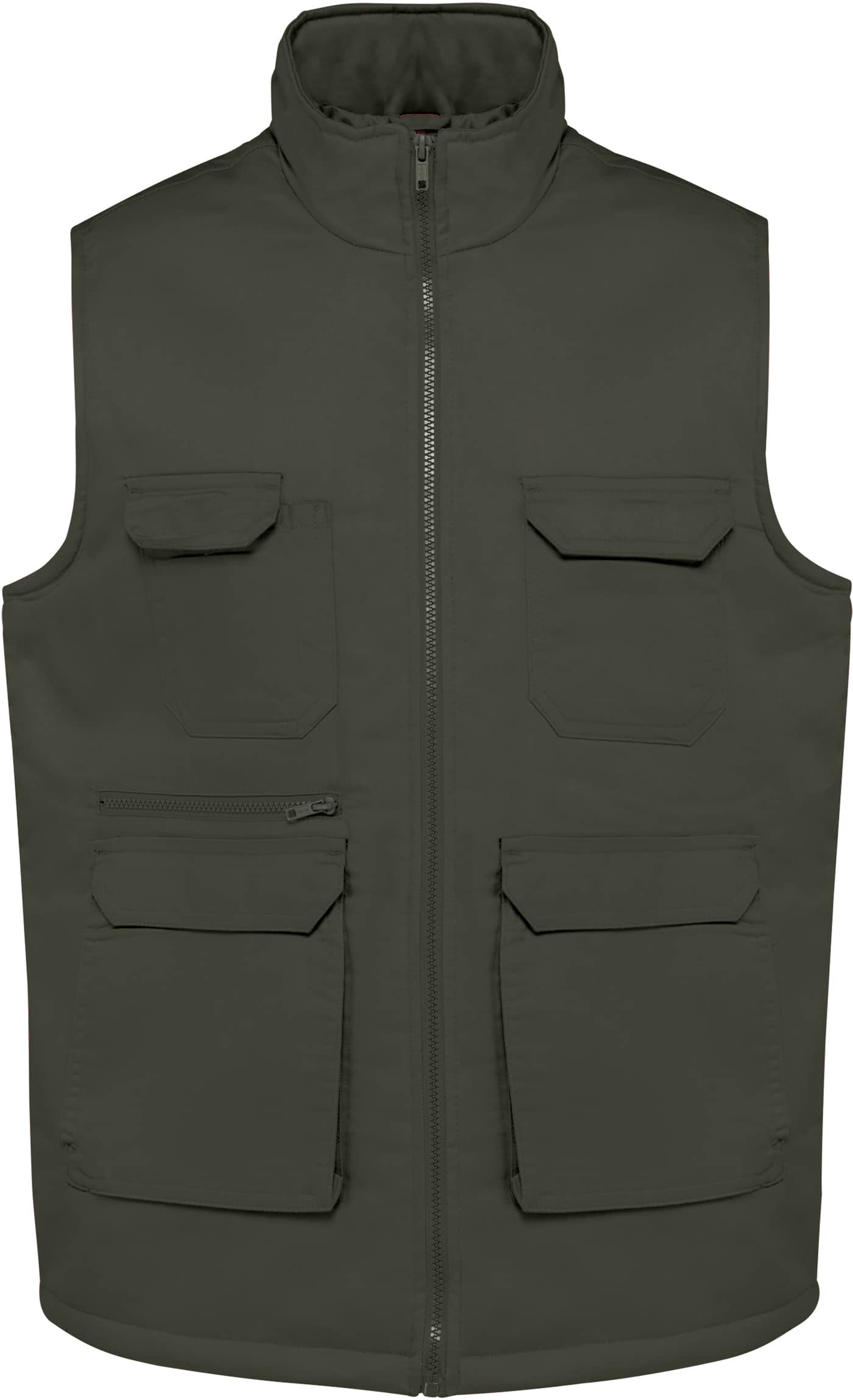 Gefütterte Unisex-Weste aus  Baumwollpolyester 607