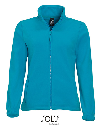 Klassische Damen-Fleecejacke "North" mit Stehkragen