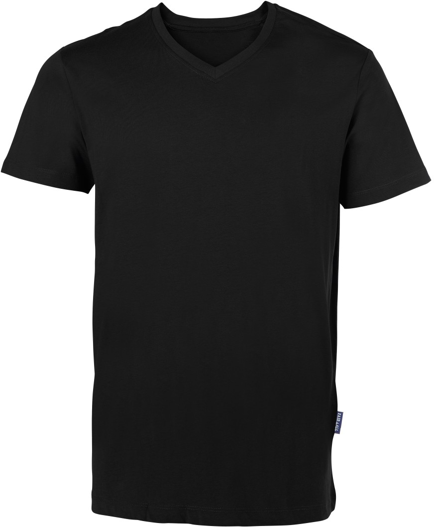Premium Herren-T-Shirt aus Bio-Baumwolle mit V-Neck