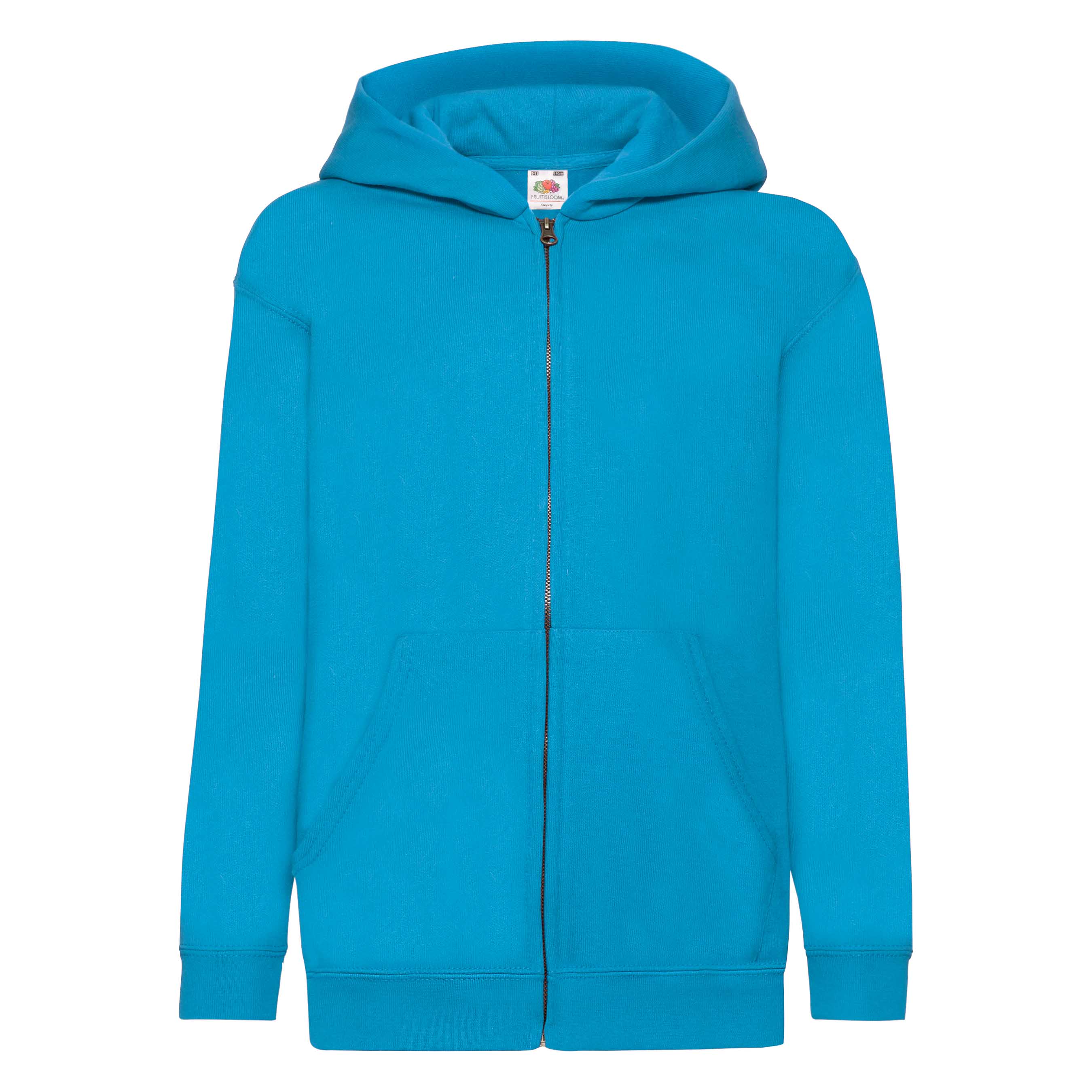 Flauschiger klassischer Kinder Zip-Hoodie