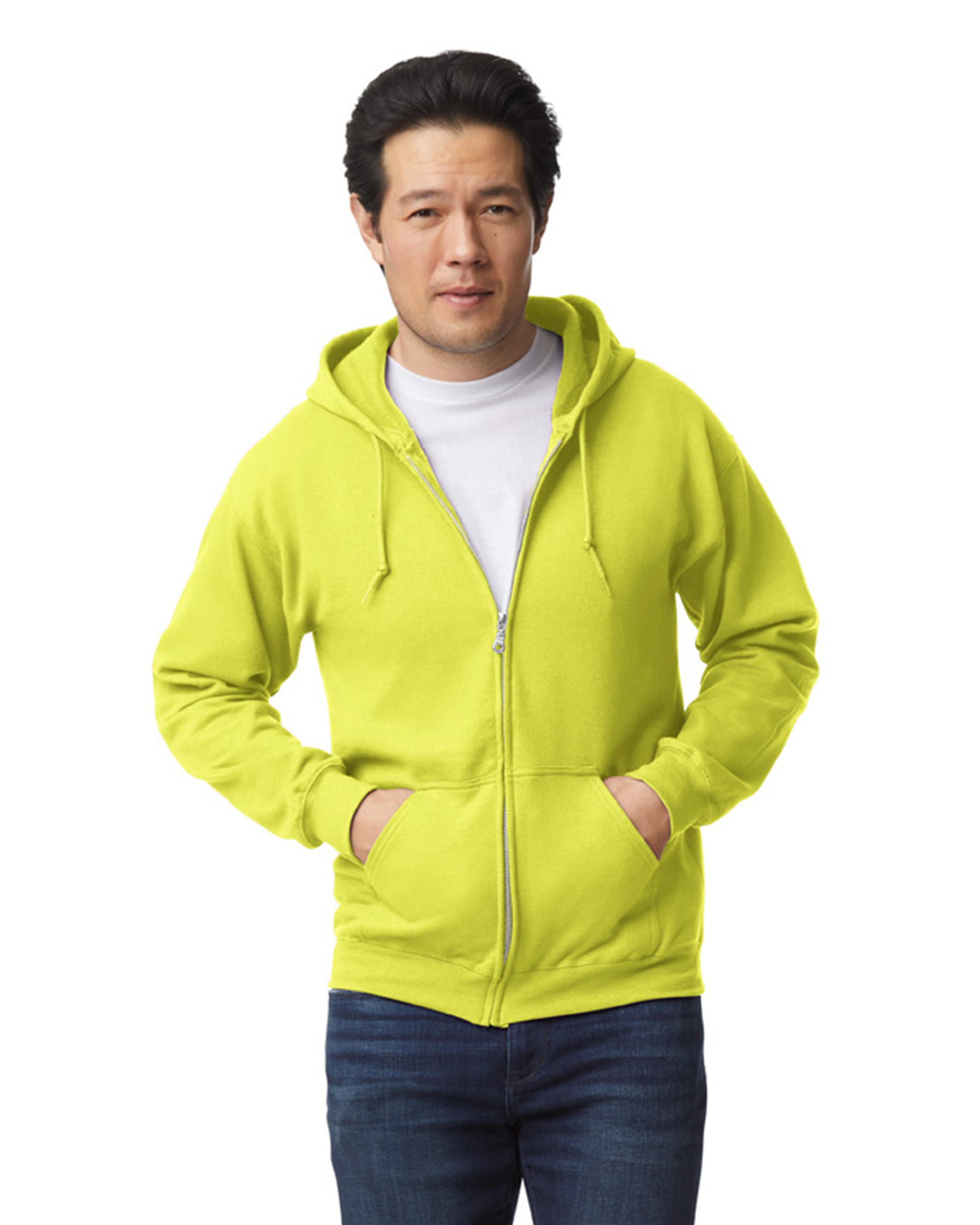 Schwere "Heavy Blend" Herren Zip-Hoodie