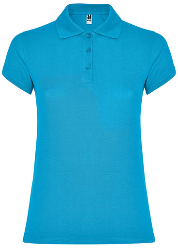 Damen-Poloshirt "Star" mit Seitenschlitzen