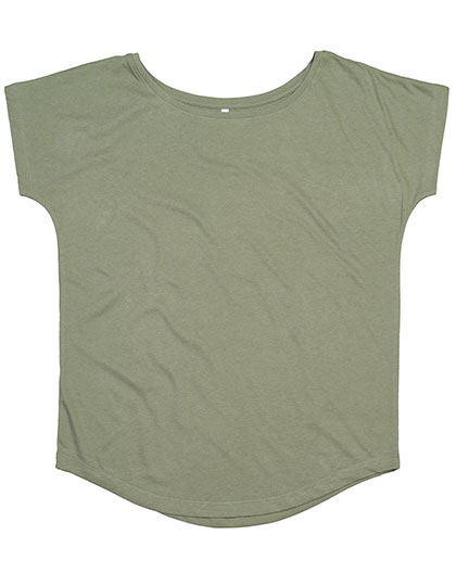 Locker geschnittenes Damen-T-Shirt aus Bio-Baumwolle in Umstellung