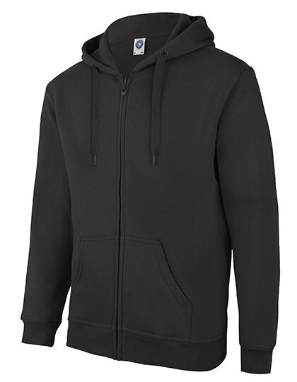 Zip Through Hooded Sweat Jacket