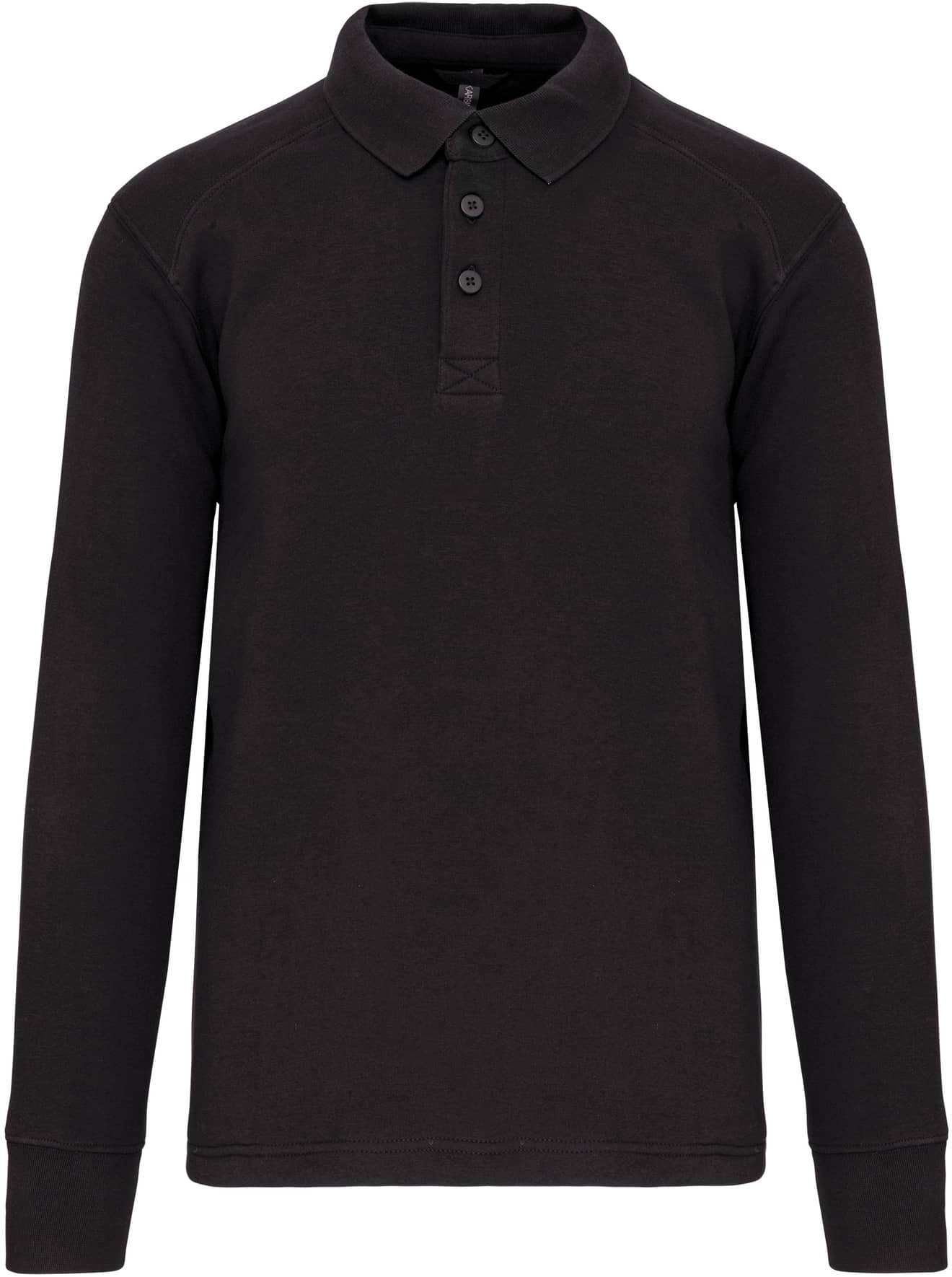 Sweatshirt mit Polokragen