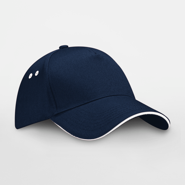 Klassische Sandwich Baseball-Cap mit Klettverschluss