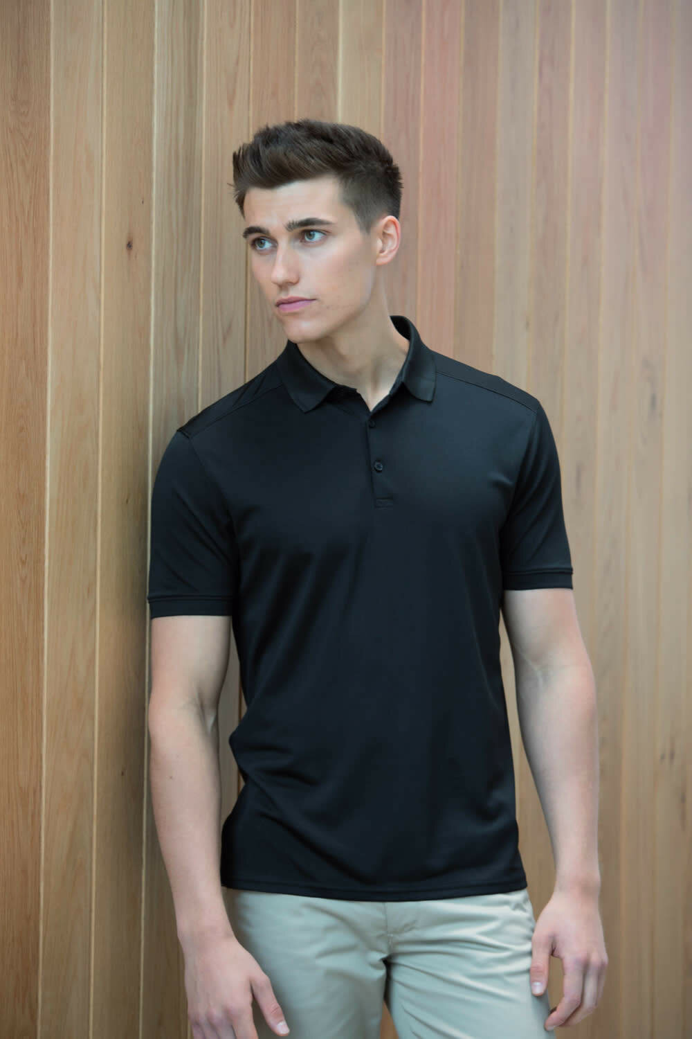 Men´s Slim Fit Stretch Polo Shirt + Wicking Finish