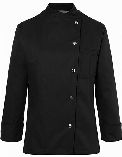 Kochwäsche geeignete Damen-Kochjacke "Larissa"