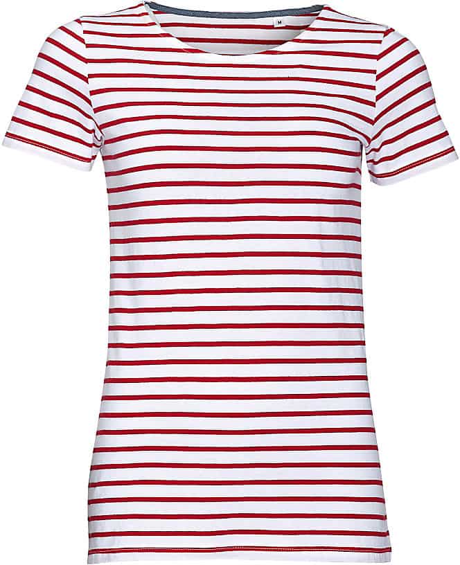 Women´s Round Neck Striped T-Shirt Miles