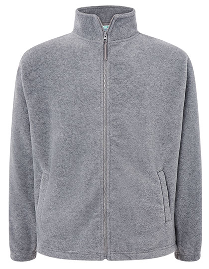 Herren Micro-Fleecejacke mit elastischen Ärmelabschlüssen