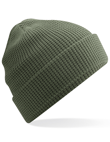 Bio-Beanie im Waffelmuster