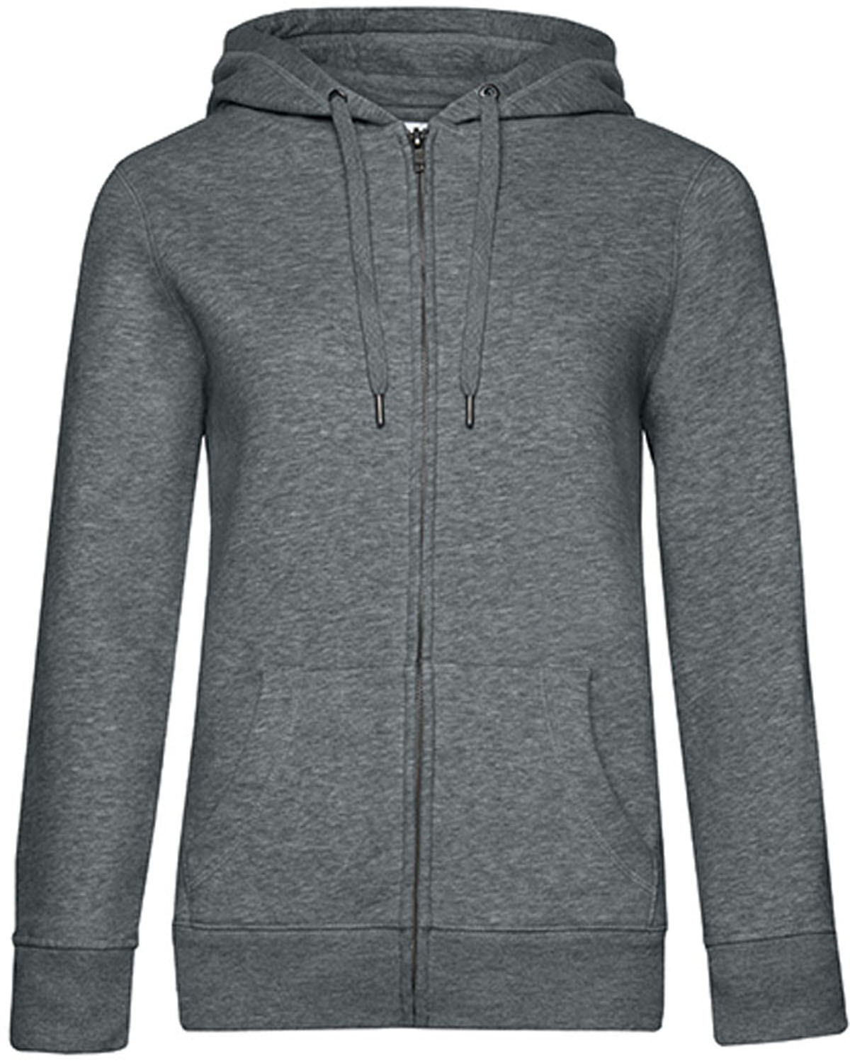 Flauschiger Damen Zip-Hoodie "Queen"